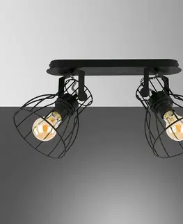 Moderné lampy do obývačky Bodové svietidló Alano Black 2121 LS2