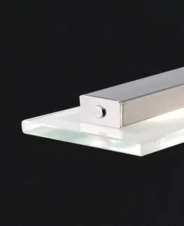 Závesné svietidlá FISCHER & HONSEL LED závesné svietidlo Tenso, nikel 64 cm