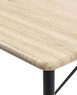 Barové stoličky Barový stôl 120x60 cm Dekorhome Biela