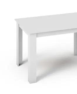 Jedálenské stoly KONGI jedálensky stol 120 cm, biela