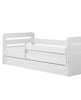 Jednolôžkové postele Detská posteľ Tomi+Sz+M Biely 80x160