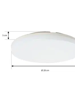 Stropné svietidlá PRIOS Prios Artin stropné LED svetlo, okrúhle, 28 cm