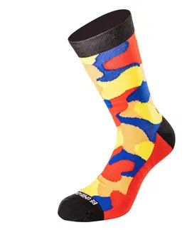 Pánske ponožky Ponožky Undershield Camo Short žltá/červená/modrá 43/46