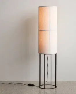 Stojacie lampy Audo Copenhagen Audo Hashira lampa s kovovým podstavcom prírodná