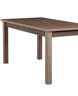 Jedálenské stoly Rozkladací stôl ST28 160/200x80cm L hľuzovka B