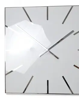 Hodiny Nástenné akrylové hodiny Exact Flex z119-2-0-x, 50 cm, biele
