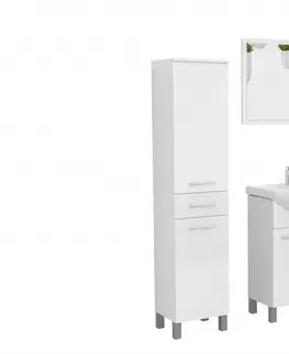 Kúpeľňový nábytok HOPA - Skrinka s umývadlom RINO 75/85 - Šírka skriniek - preč - 75 cm OLNRINO275 + OLKE6075