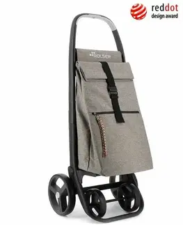 Nákupné tašky a košíky Rolser Nákupná taška na kolieskach Clec Termo Eco 8 Plus Granito, sivá