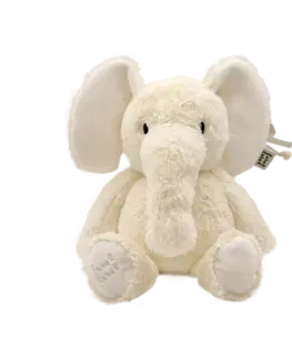 Plyšové hračky LABEL-LABEL - Plyšák slon Elly M - Ivory