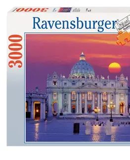 Hračky puzzle RAVENSBURGER - Katedrála svätého Petra - Rím 3000d