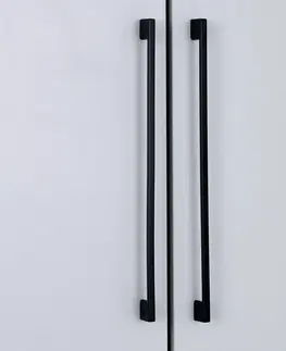 Príslušenstvo ku skriniam Schrankgriff Unit L:35cm Stahl Schwarz Matt