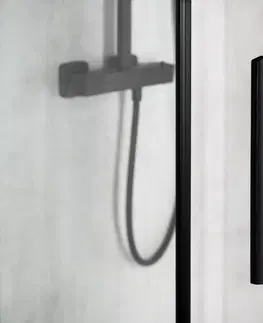 Sprchové dvere POLYSAN - ALTIS BLACK obdĺžniková sprchová zástena 1300x1000 L/P varianta AL4012BAL6112B