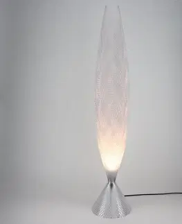 Stojacie lampy Tagwerk Stojaca lampa Koral biomateriál, priehľadná 115 cm
