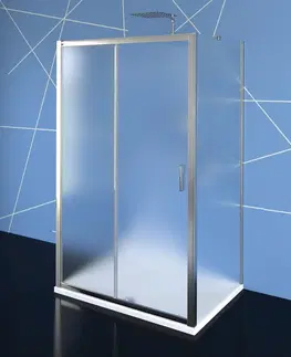 Sprchovacie kúty POLYSAN - EASY sprchový kout tri steny 1100x900, L/P varianta, sklo Brick EL1138EL3338EL3338