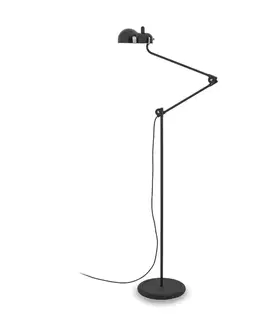 Stojacie lampy Stilnovo Stilnovo Topo stojacia LED lampa, čierna
