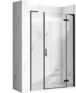 Sprchovacie kúty REA/S - Sprchové Dvere Hugo 110 Black KPL-45209