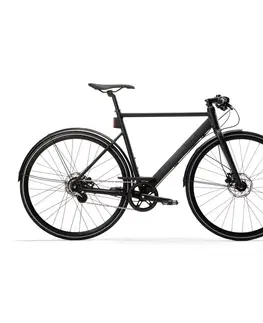 cyklistick Rýchly mestský bicykel Elops Speed 920 čierny