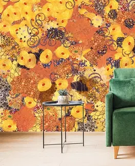 Abstraktné tapety Tapeta abstrakcia inšpirovaná G. Klimtom