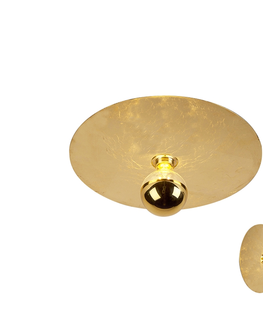 Stropne svietidla Moderné stropné svietidlo zlaté 40cm - Disque