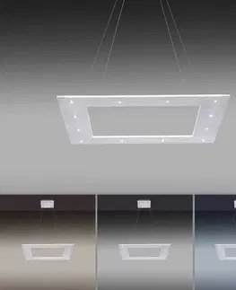 Závesné svietidlá PURE Paul Neuhaus Pure-Cosmo závesné LED svetlo 50x50cm