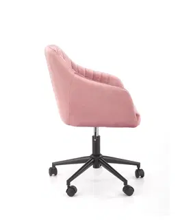 Kancelárske stoličky HALMAR Fresco kancelárske kreslo ružová (Velvet)