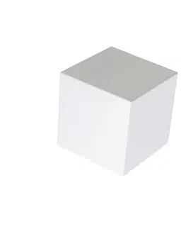 Nastenne lampy Moderné nástenné svietidlo biele - Cube