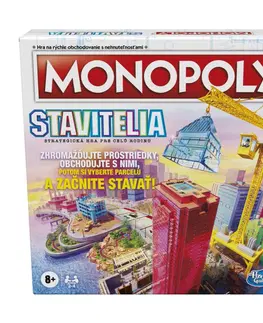 Hračky rodinné spoločenské hry HASBRO - Monopoly Stavitelia