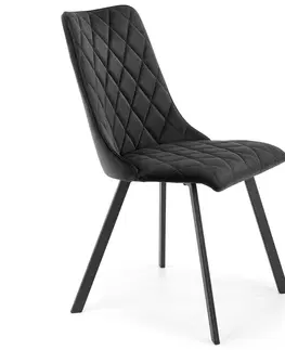 Jedálenské stoličky HALMAR K450 jedálenská stolička čierna