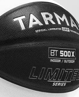 basketbal Basketbalová lopta BT500 Grip LTD veľkosť 7 čierno-biela