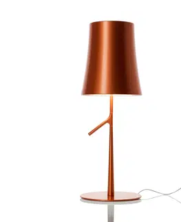 Lampy na nočný stolík Foscarini Foscarini Birdie LED piccola stolová lampa medená