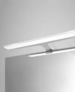 Nástenné svietidlá Ebir Nayra – biele zrkadlové LED svietidlo