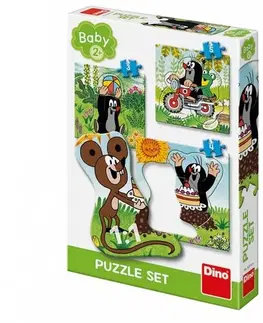 Puzzle Dino Puzzle Krtko na lúke baby, 3 – 5 dielikov