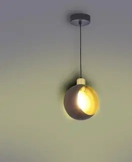 Moderné lampy do obývačky Lampa Cyklop Black 2751 LW1