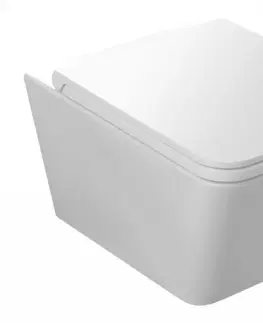 Kúpeľňa SAPHO - STORM WC sedátko, SLIM, Soft Close, biela RM901