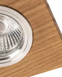Zapustené svietidlá Spot-Light Stropné svietidlo LED Vitar, olejovaný dub