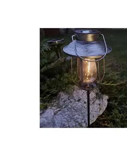 Záhradné lampy  LED Solárna lampa MOLLY 1xE27/1,2V IP44 