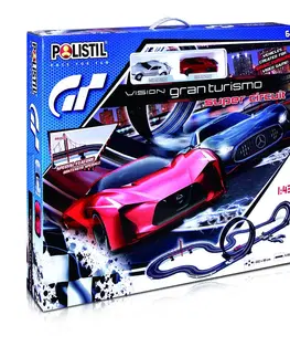 Hračky - autodráhy a garáže pre autíčka POLISTIL - Autodráha Polistil 96069 Vision Gran Turismo 1:43