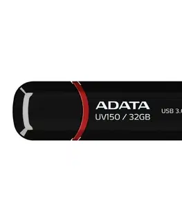 USB Flash disky USB kľúč A-DATA UV150, 32GB, USB 3.1 - rýchlosť 90/40MB/s (AUV150-32G-RBK)