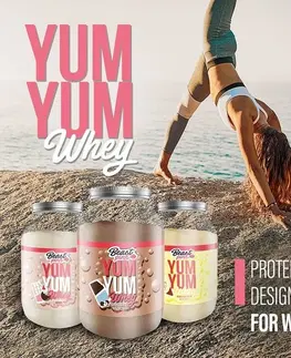 Proteíny pre ženy Yum Yum Whey - Beast Pink 1000 g Strawberry Splash