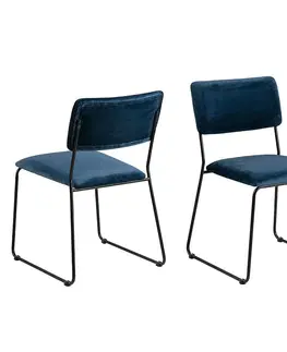Plastové stoličky Stolička blue 2 ks