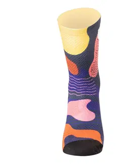 Pánske ponožky Ponožky Undershield Funky Camo fialová/ružová/žltá 42/46