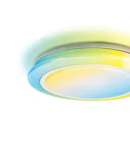 Svietidlá  B.V.  - LED RGBW Stmievateľné kúpeľňové svietidlo LED/27W/230V 40 cm Wi-Fi IP44 