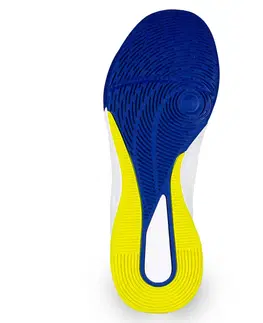 dámske tenisky Volejbalová obuv unisex bielo-modro-žltá