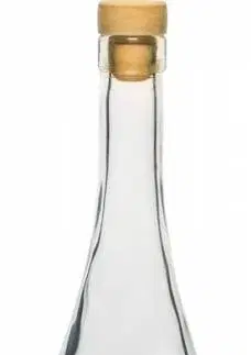Shakery Kinekus Fľaša sklo, 500 ml, vrchnák gumený s dekorom