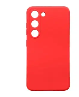 Puzdrá na mobilné telefóny Silikónový kryt MobilNET pre Samsung Galaxy S23, červený PGU-5126-SAM-S23XX