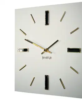Hodiny Nástenné hodiny Brilliant Flexistyle z118-2, 30cm zlatá