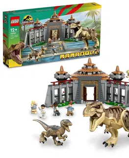 Hračky LEGO Jurassic World LEGO - Stredisko pre návštevníkov: útok T-rexa a raptora