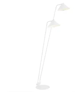 Lampy Argon Argon 7074 - Stojacia lampa GABIAN 2xE27/15W/230V biela 