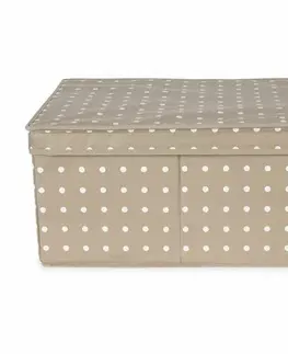 Úložné boxy Compactor Skladací úložný kartónový box Rivoli, 40 x 50 x 25 cm, hnedá