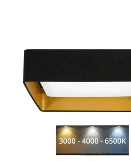 Svietidlá Brilagi Brilagi - LED Stmievateľné svietidlo VELVET SQUARE LED/24W/230V + DO čierna 